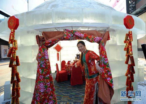 Ice restaurant opens in China