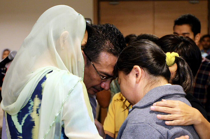 大马称取消MH370发布会系因机上人员家属到场