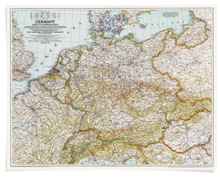 《国家地理》百年地图：关于“位置”的艺术