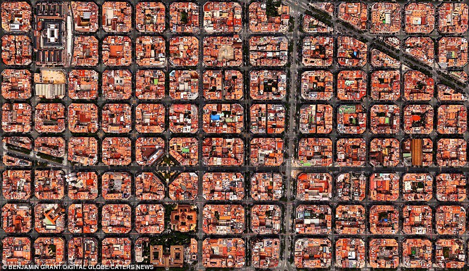 艺术家拍摄绝美地球卫星图像