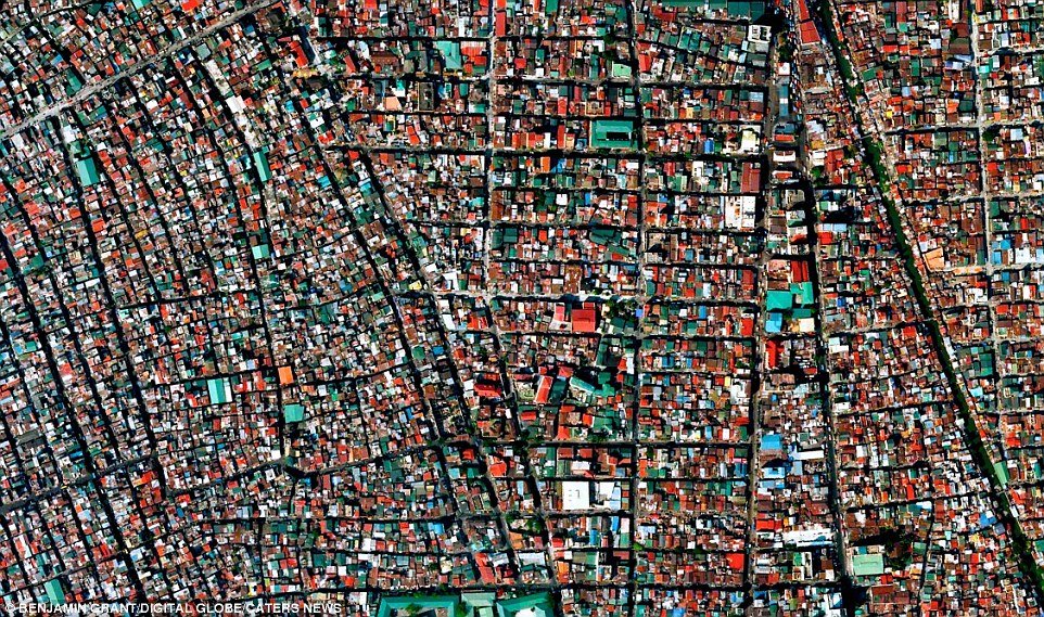艺术家拍摄绝美地球卫星图像