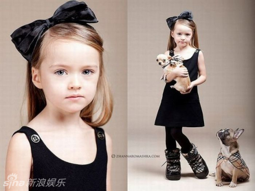 组图：中国童模惊艳巴黎 盘点全球迷人小模特