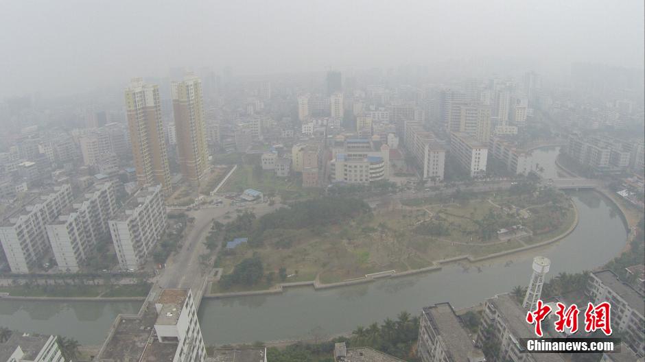 海南首现大范围空气重度污染