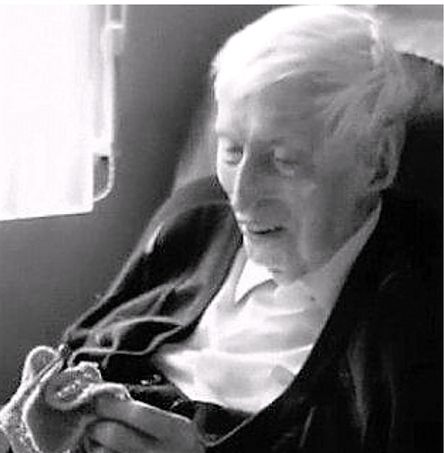 澳109岁老人为濒危企鹅织毛衣