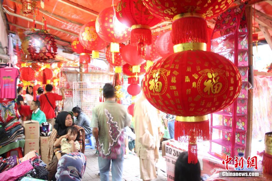 印尼雅加达唐人街春节气氛浓郁