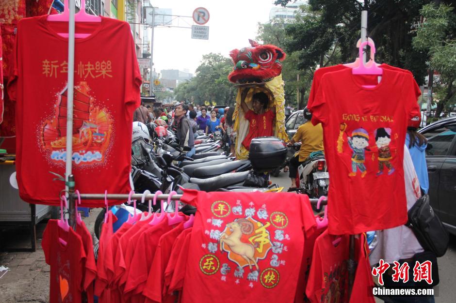 印尼雅加达唐人街春节气氛浓郁