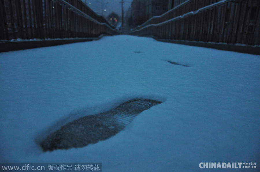 瑞雪兆丰年 北京降下羊年首场雪