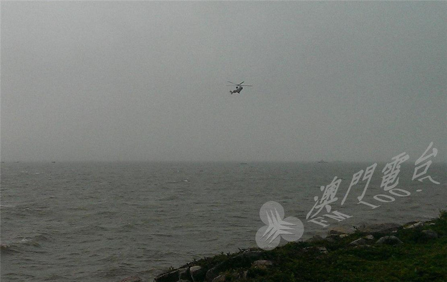 澳门发生沉船事件：4人获救另有14人失踪[组图]