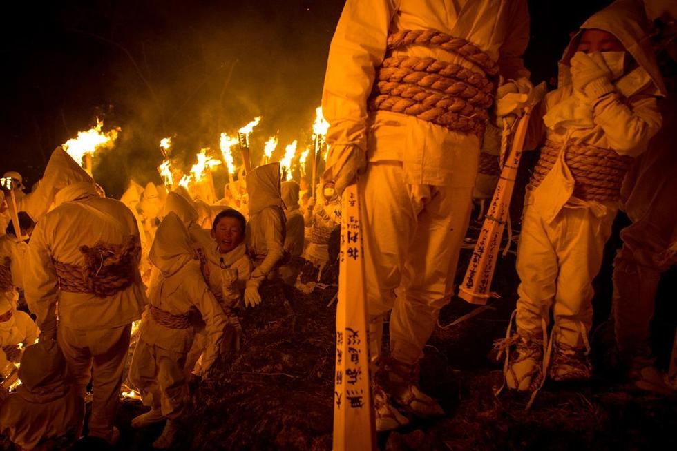 揭秘日本三大“奇祭”：冈山裸祭、吉田火祭、岛田带祭