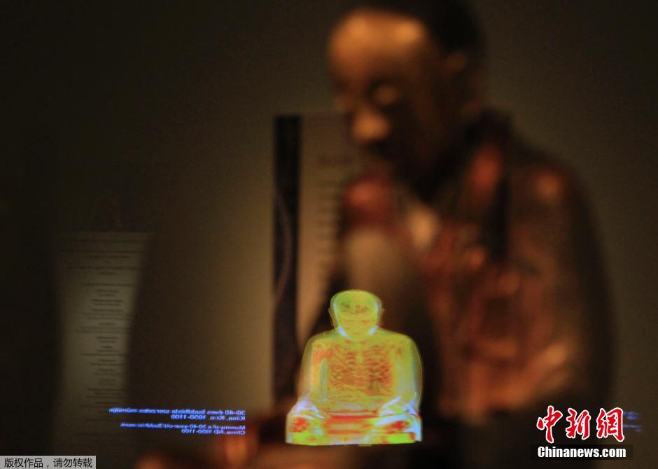中国僧人肉身宝像在匈牙利展出