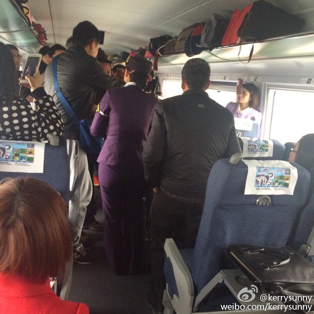 沪杭高铁出现大规模延误 疑有异物侵入供电线路
