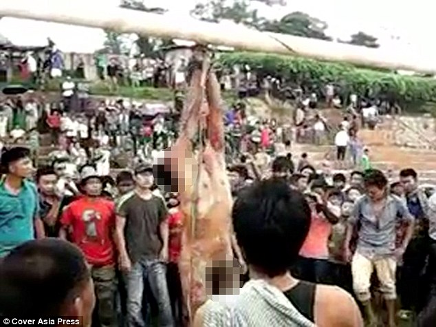 奸杀11岁少女强奸犯被数千民众怒杀
