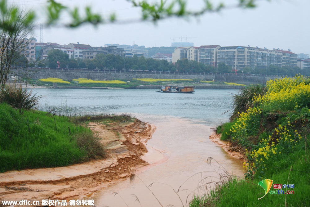 湖南石门矽砂企业环境污染致澧水如“黄河”