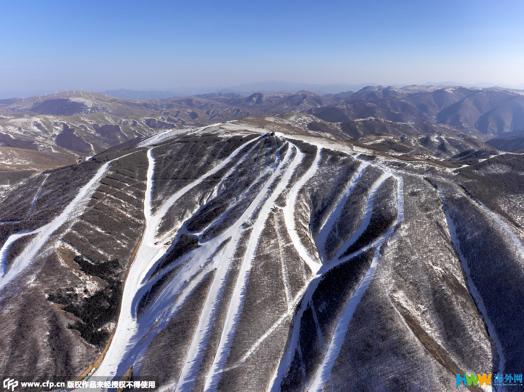 2022京张申冬奥进行时航拍崇礼雪场513