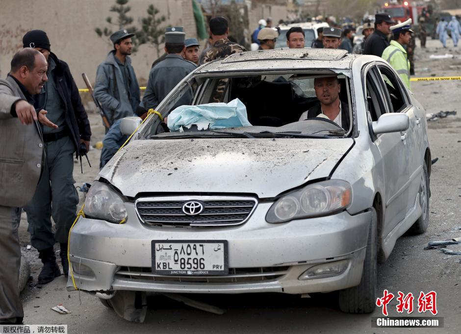 阿富汗首都遭自杀式爆炸袭击 致7死30伤