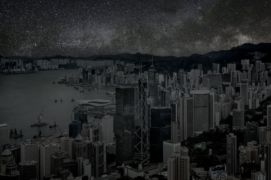 如果城市的夜晚没有灯光