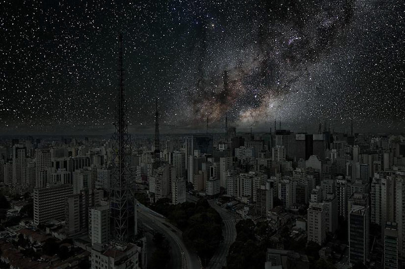 如果城市的夜晚没有灯光