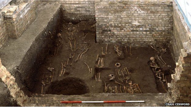 剑桥大学地下藏中世纪墓地 逾千遗体出土