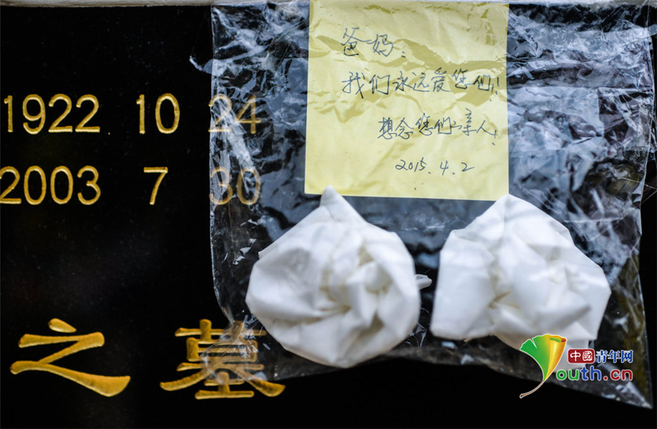 北京八宝山公墓迎来扫墓高峰
