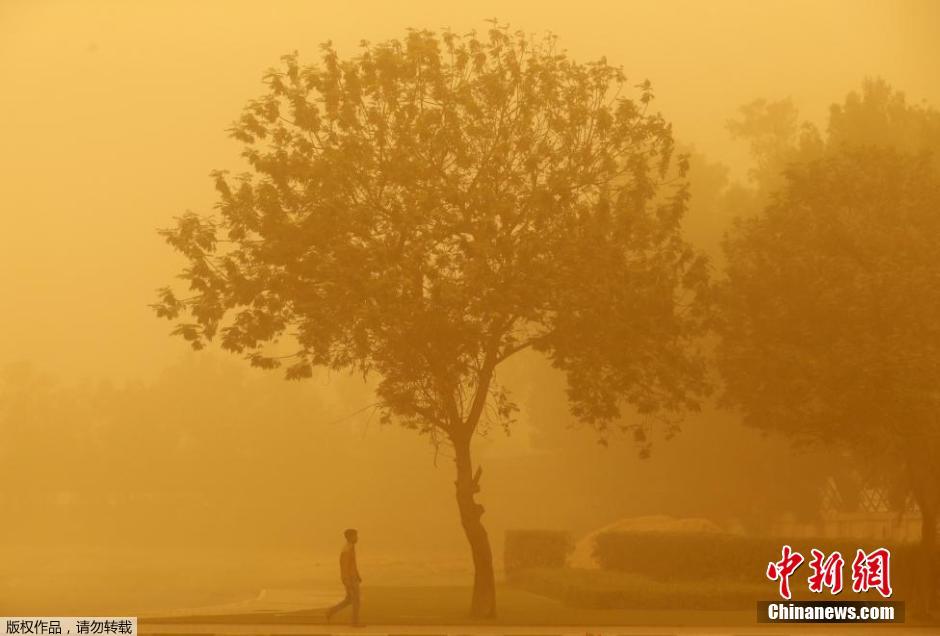 盘点全球沙尘暴肆虐来袭壮观景象