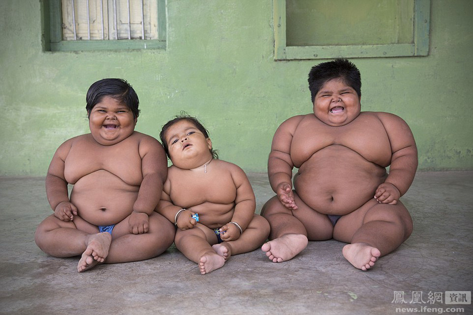 印度：为救三个肥胖孩子父亲决定卖肾