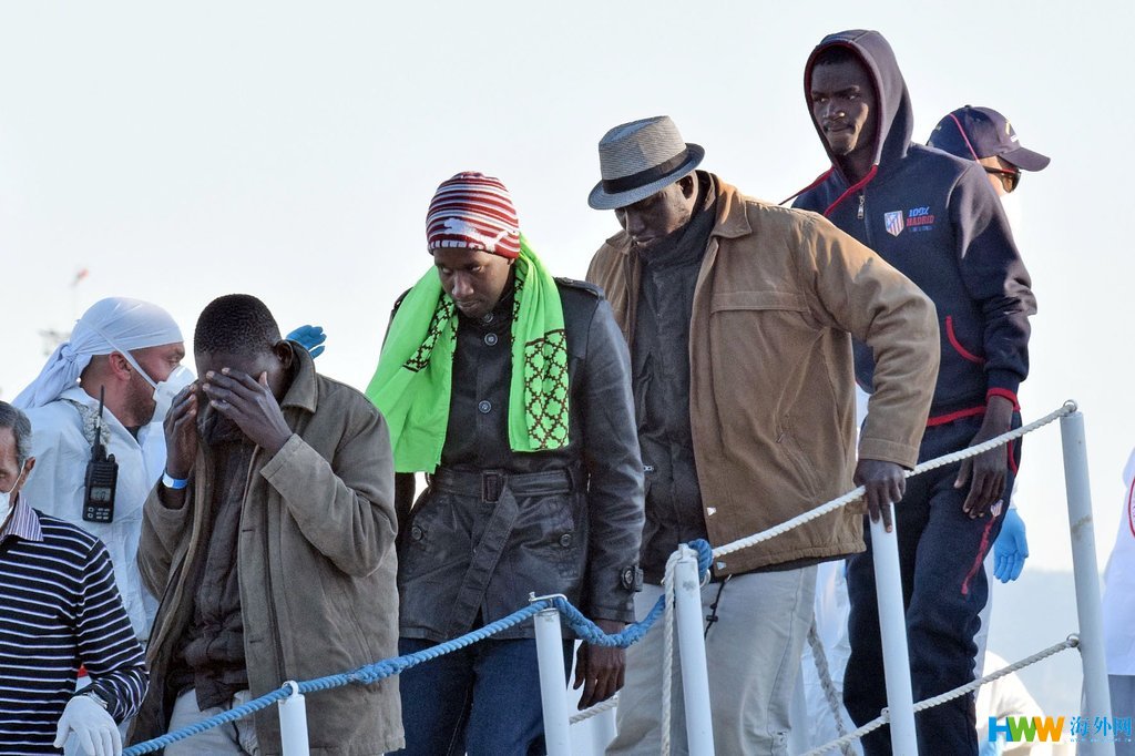 15名非洲移民遭意警方逮捕 涉嫌将船上基督徒抛入地中海