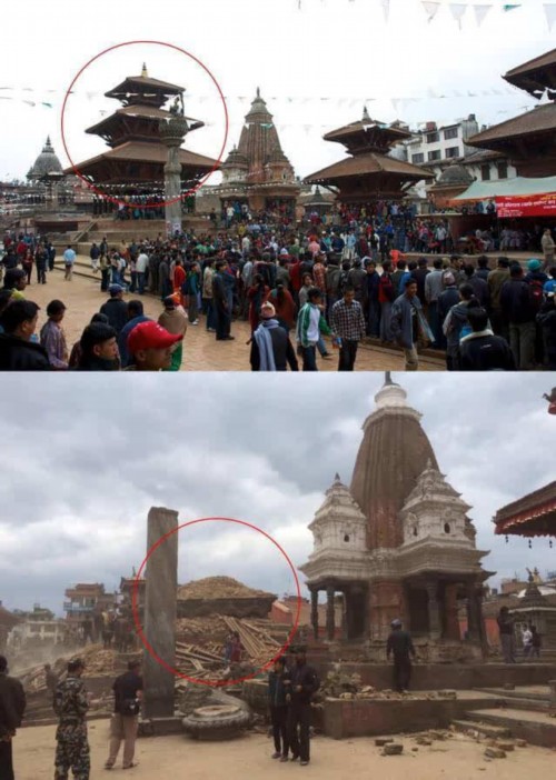 尼泊尔地震致12座世界文化遗产建筑损毁