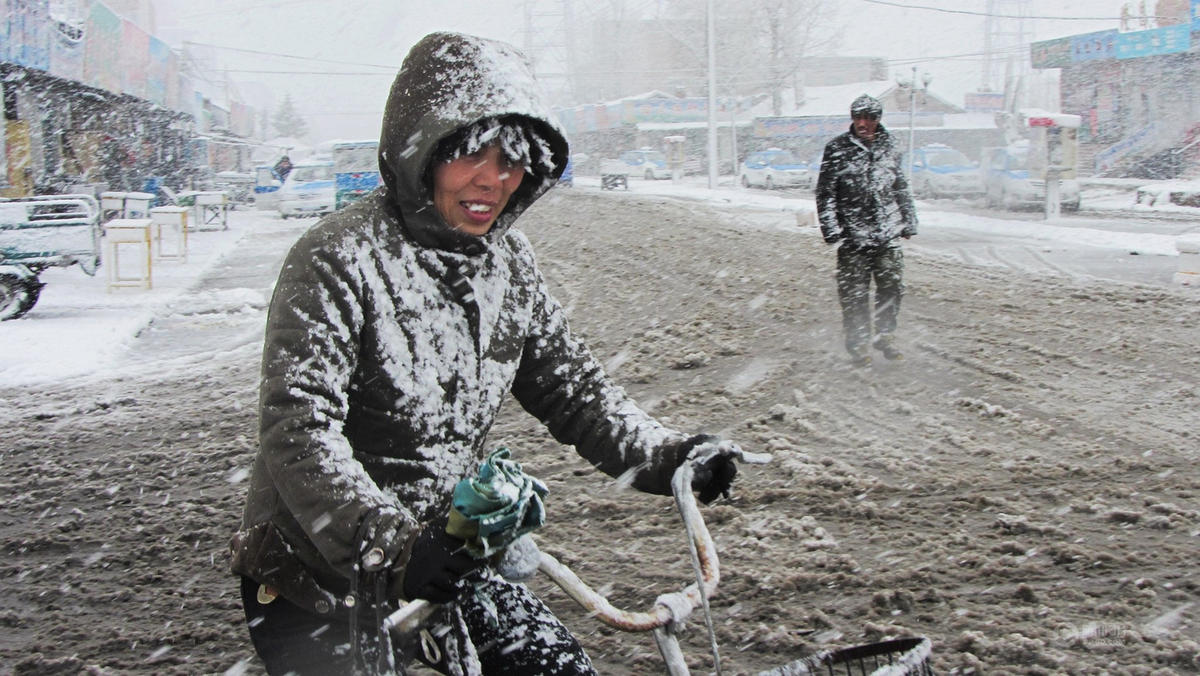 内蒙古呼伦贝尔五月普降大雪