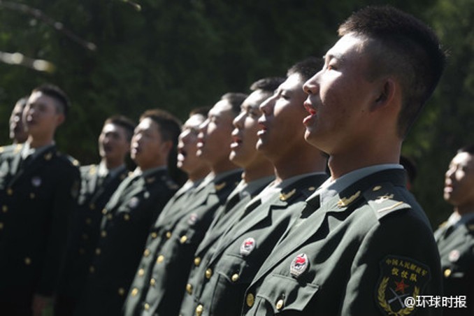 探访中国红场阅兵三军仪仗队驻地