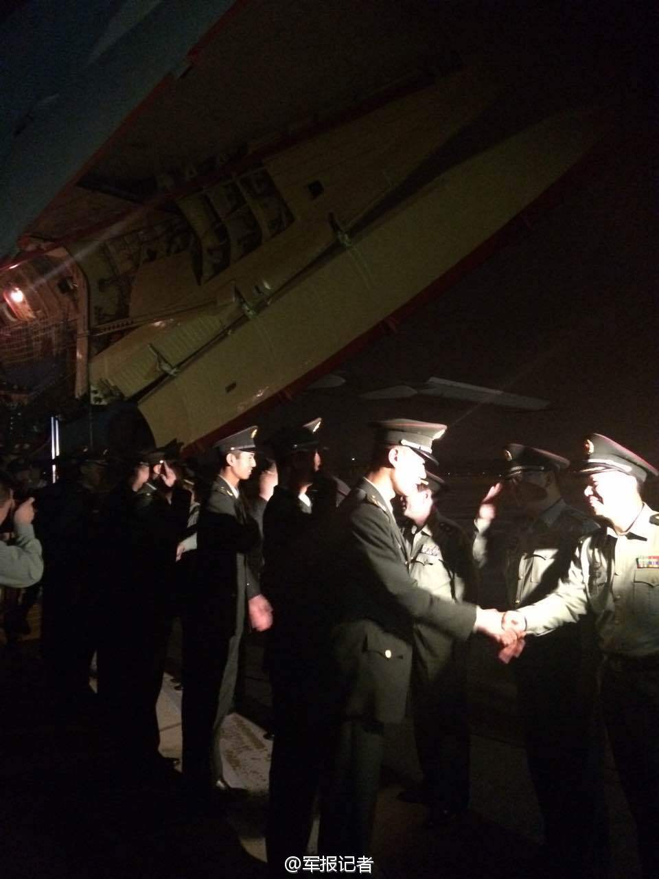 解放军三军仪仗队完成红场受阅任务抵京