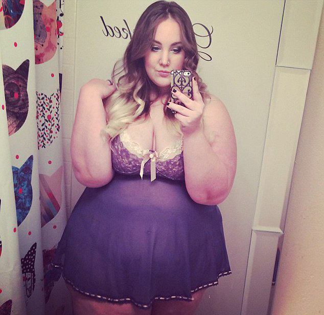 加拿大肥胖女子网上自曝情趣内衣照