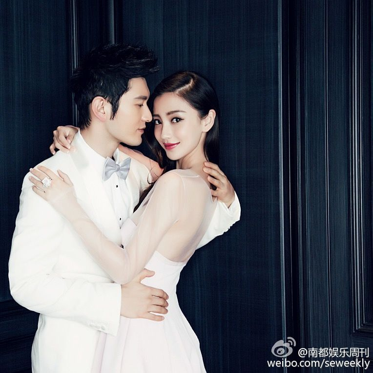 黄晓明angelababy领证 纯净唯美大片曝光