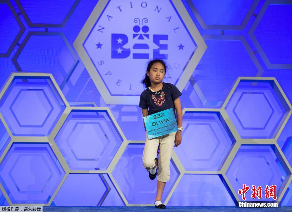 2015全美拼字大赛 中国女孩参与角逐