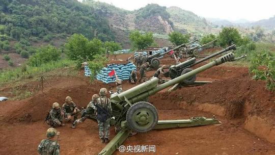 中缅边境实弹演习：直-9攻击准确命中目标