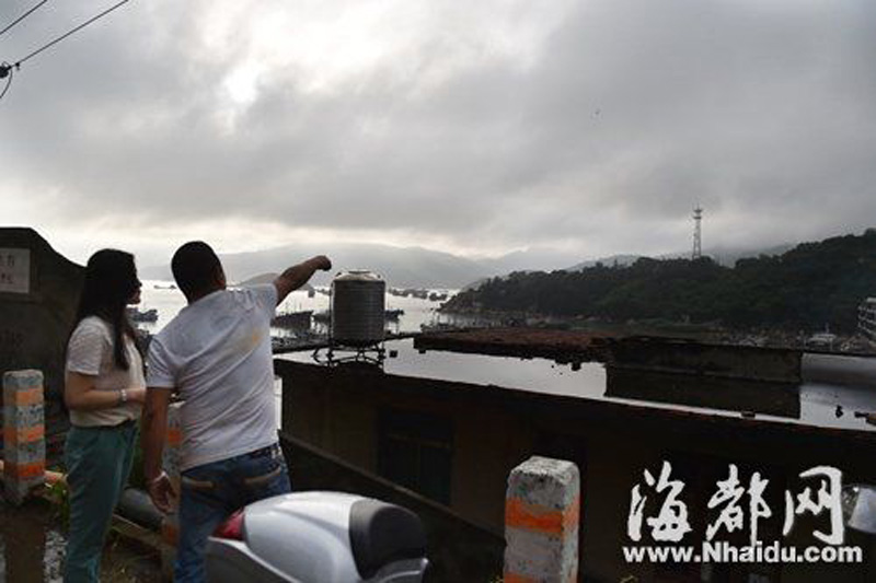 福建渔民从台湾海峡