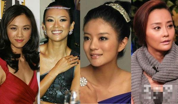 女明星致命缺陷：Angelababy喉结大周迅似长老人斑
