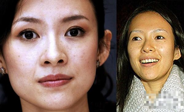 女明星致命缺陷：Angelababy喉结大周迅似长老人斑