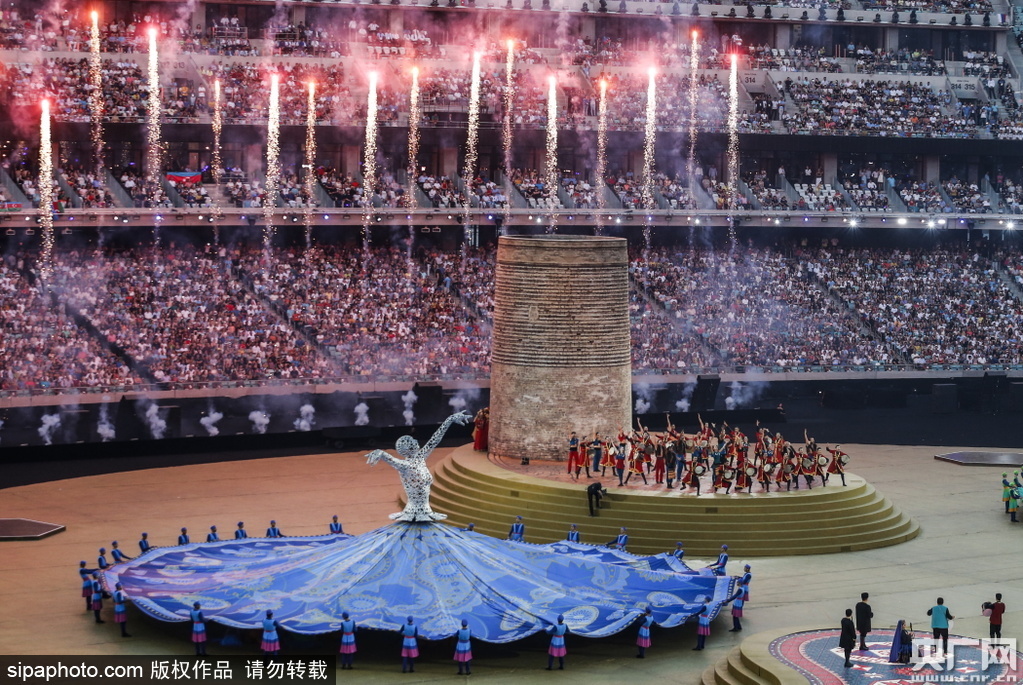 首届欧洲运动会炫酷闭幕式引爆全场