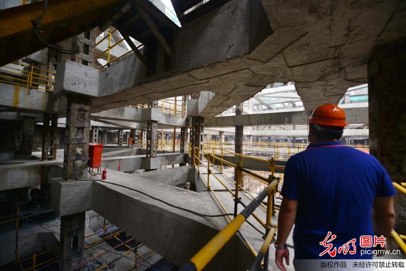 上海最深地下空间诞生 6层建筑36米深