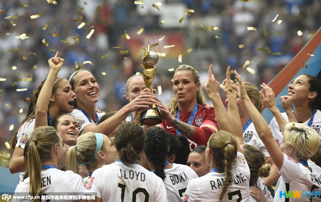 美国女足16年后再夺世界杯冠军