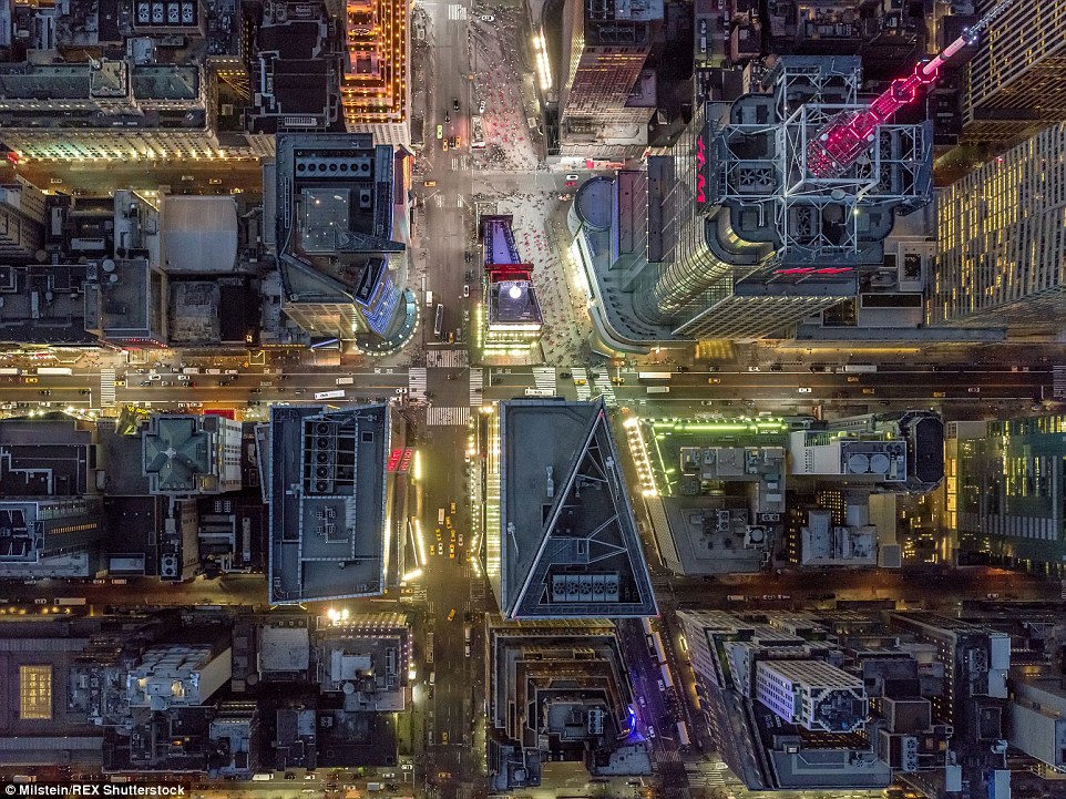 摄影师2000英尺高空航拍美国纽约美景