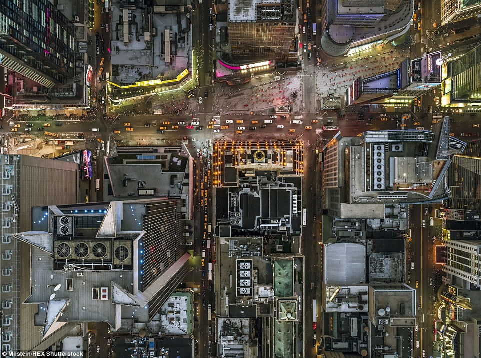 摄影师2000英尺高空航拍美国纽约美景