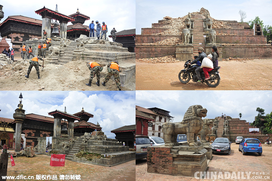 震后3个月的尼泊尔 生活仍在继续