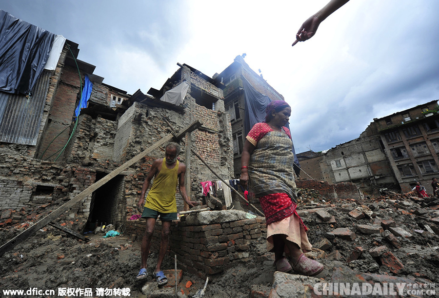 震后3个月的尼泊尔 生活仍在继续