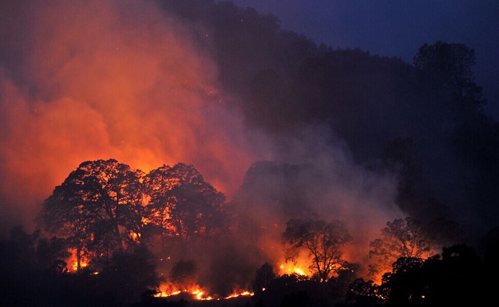 美国加州大火景象[1]- 中国日报网