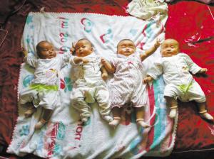 宁波80后女子二胎生4胞胎 好几个亲戚是双胞胎