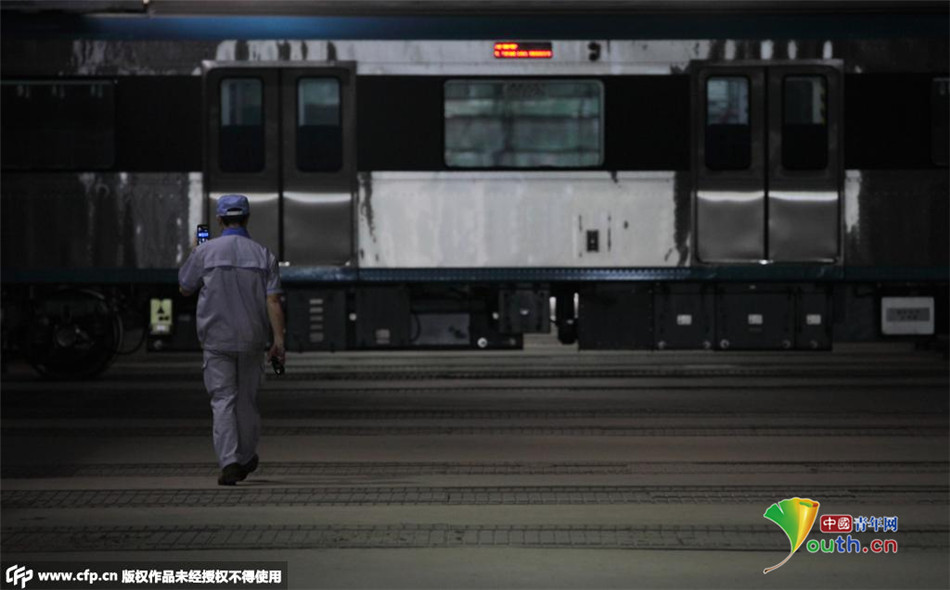 探访北京首个双层地铁车库