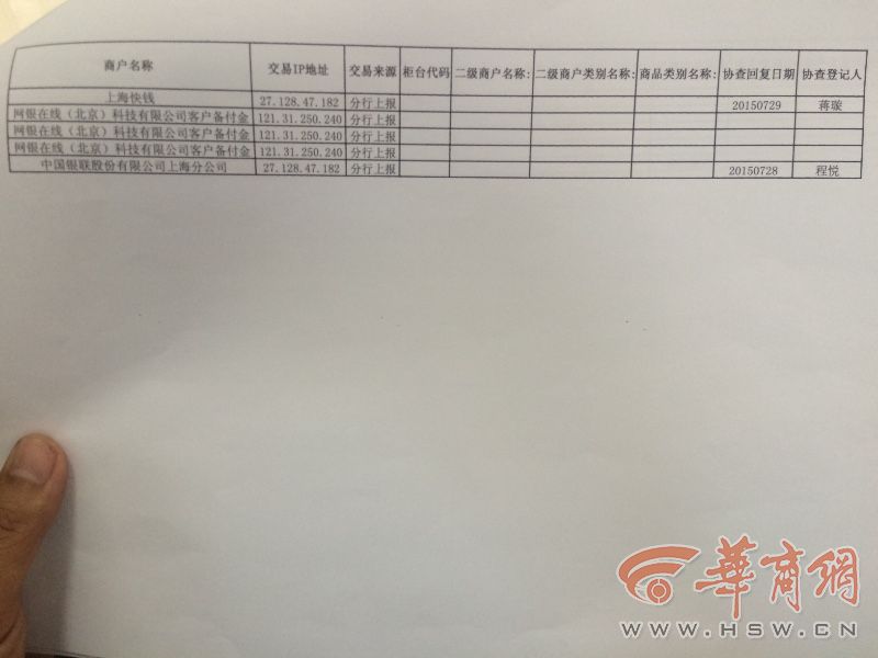 西安一女士银行卡被刷万元 验证码发陌生号