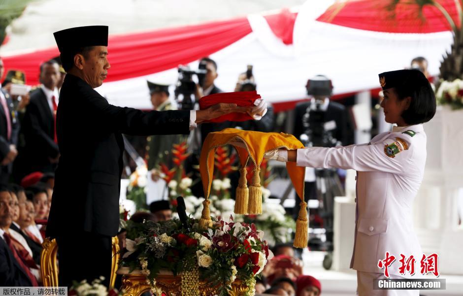 印尼首都举行独立70周年庆祝仪式