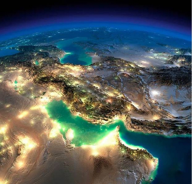 NASA航拍地球各地夜景 夜光璀璨